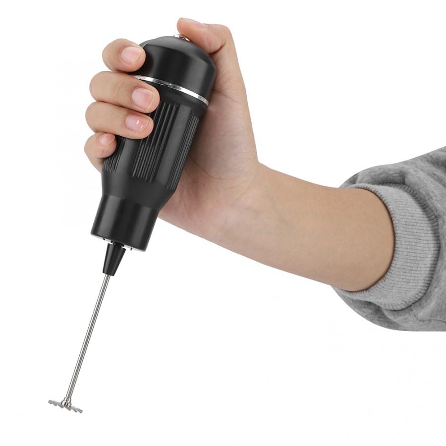 Handheld Milk Frother Foamer Double Spring Triple Spring Whisk Head Agitator Blender Mixer Stirrer Coffee Maker Tools