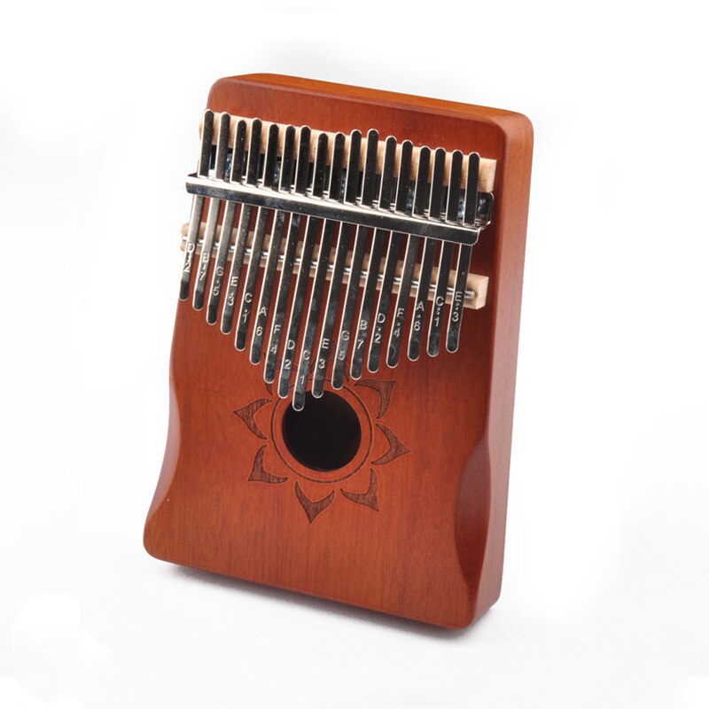 17 Keys Kalimba Thumb Piano Finger Flexible Piano African kalimba Made By Single Board Wood Mahogany Musical Instrument For Kids