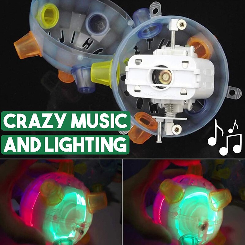 Jumping Activation Ball for Dogs Flashing Ball Light Sounds Jump Automatically DIN889