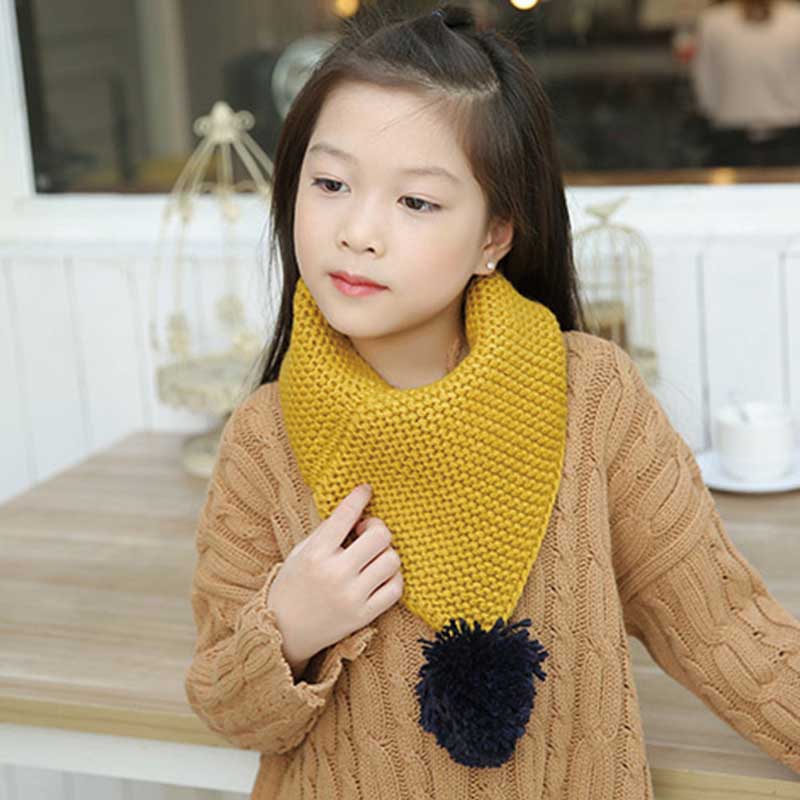 hiver enfants écharpes bébé garçons filles écharpe solide doux écharpe col enfants Stretch cou anneau enfants