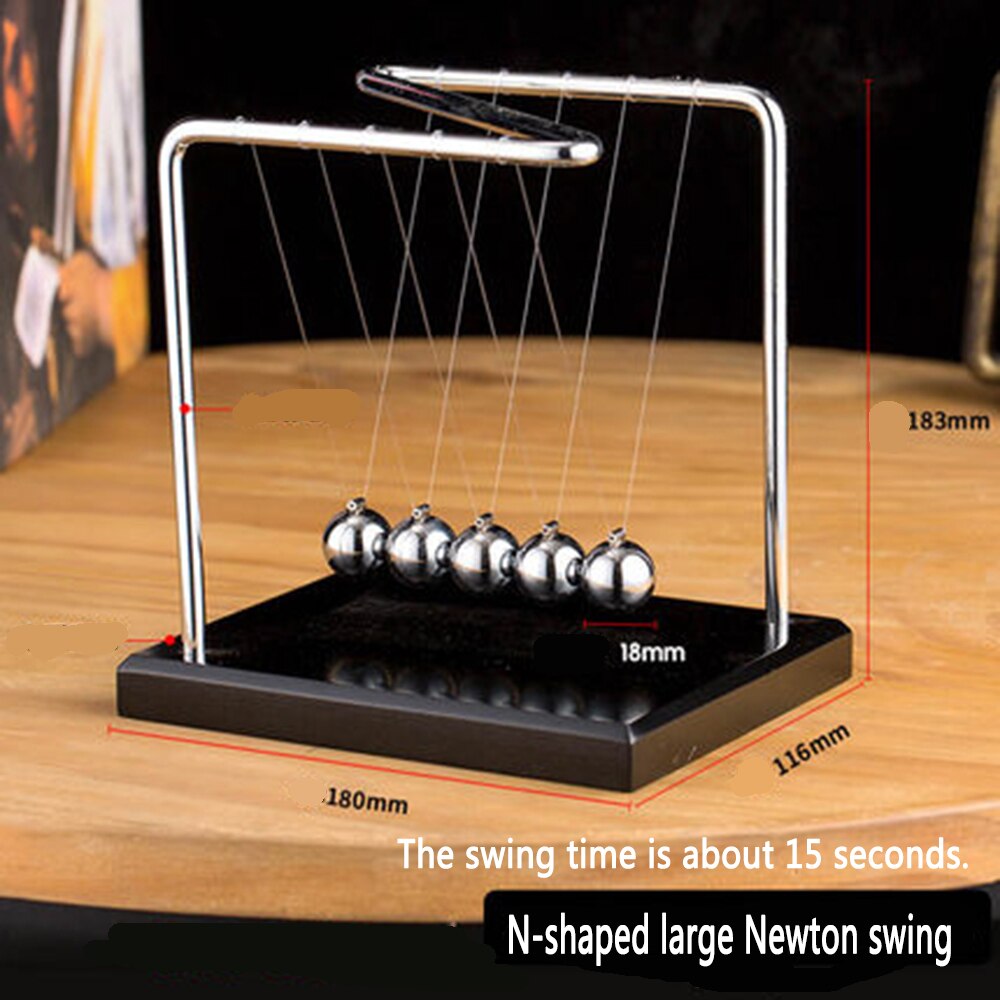 Newton svingbold flytte metal kontor dekompression enkel moderne hjem bordplade dekoration små ornamenter: Chokolade