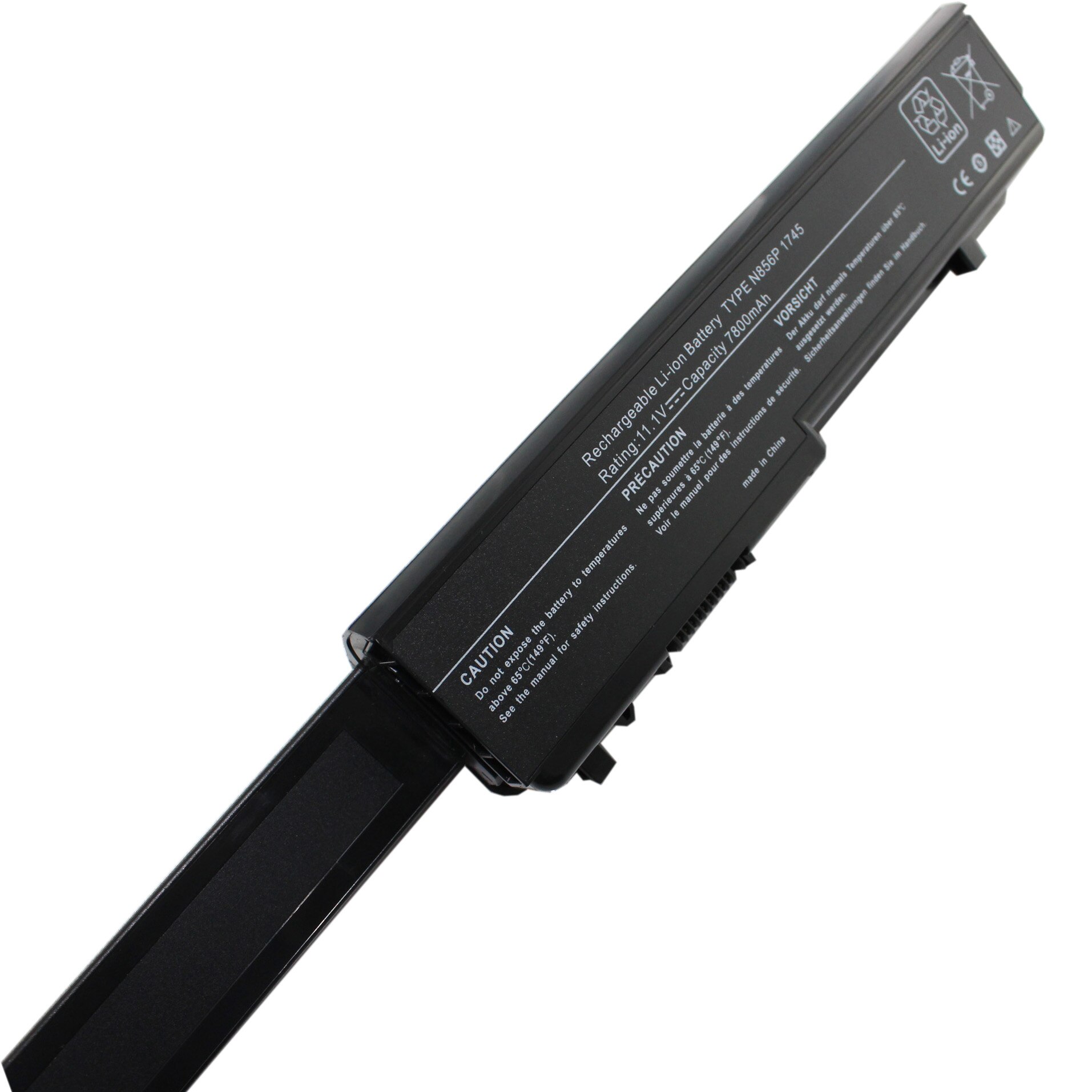 HUAHERO Battery for Dell Studio 17 1745 1747 1749 Laptop PC N856P M905P M909P N855P U150P U164P W080P Y067P 9 cell 11.1V 7800mAh