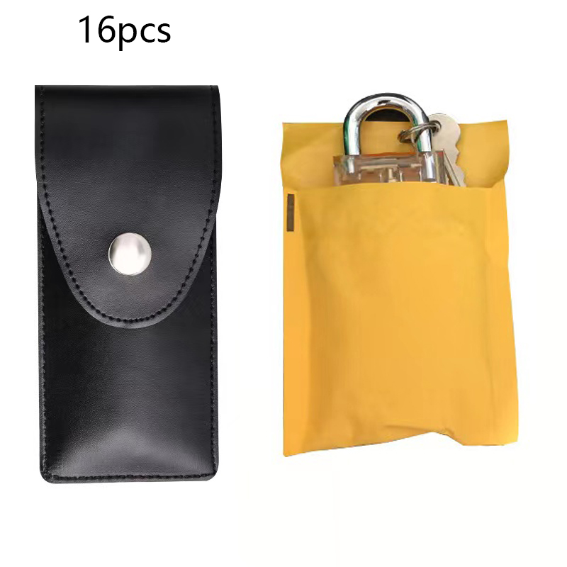 40Pcs Lock Pick Set Transparent Padlock Unlocking Tool Kit Locksmith Practice Tool Accessory for Locksmith Beginner: set 1