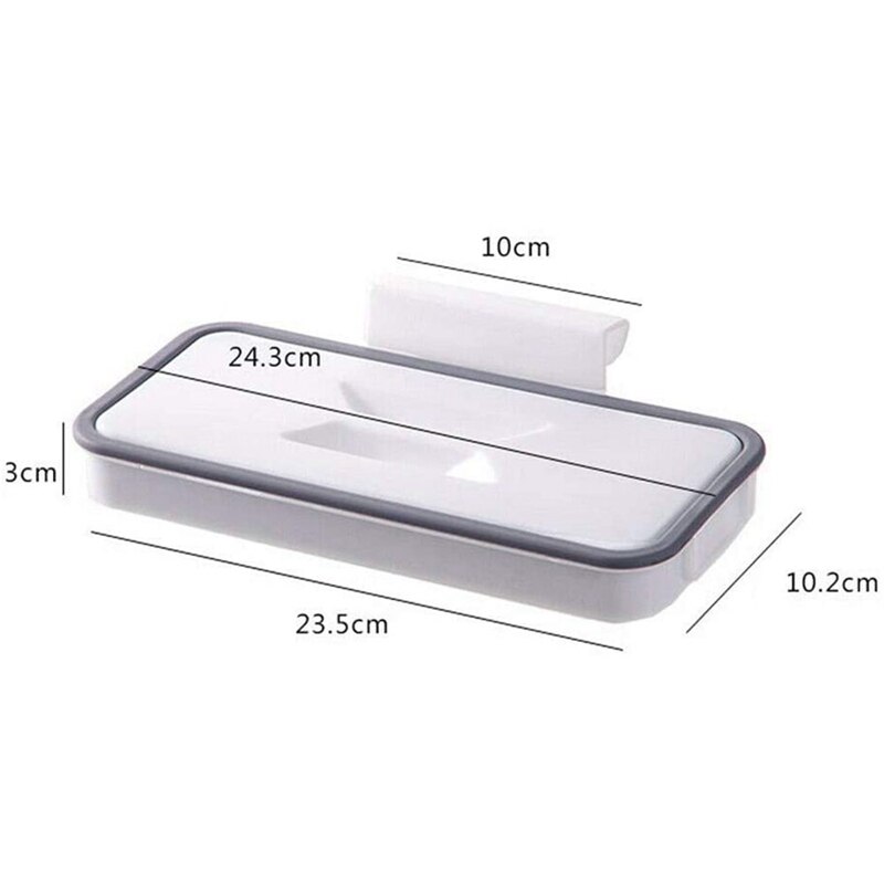 Trash Bag Holder Trash Rack Storage Organizer Trash Basket Hanging Portable Trash Bin For Drawer Cupboard Cabinet Door