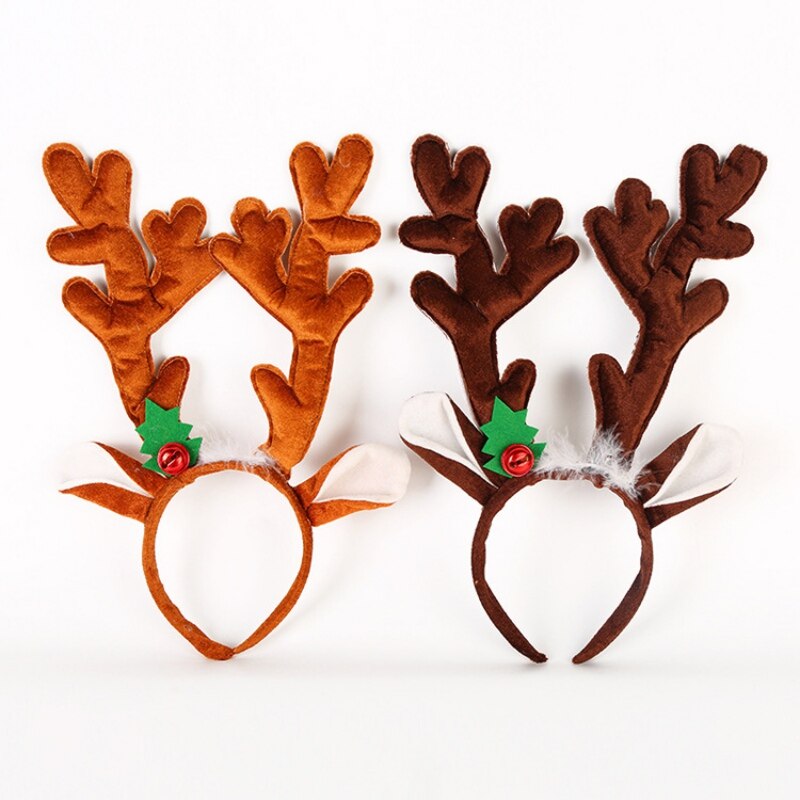 Kerst Rendier Hoofdband Leuke Eland Herten Hoorns Rendier Gewei Haar Hoops Hoofdband Christmas Party Kostuum Levert Deals