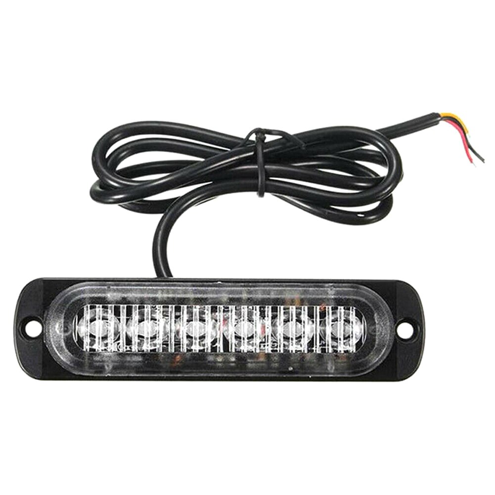 6 LED Car truck led Light Bar Mini Emergency 12V 24V 18 Flashing Mode Strobe light for Flash Emergency Warning Light