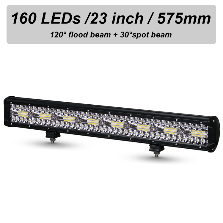 Nlpearl 3- rad led bar 4-20 tommer led lys bar/arbeidslys for bil traktor båt offroad 4 x 4 lastebil atv 12v 24v arbeidslampe frontlykt
