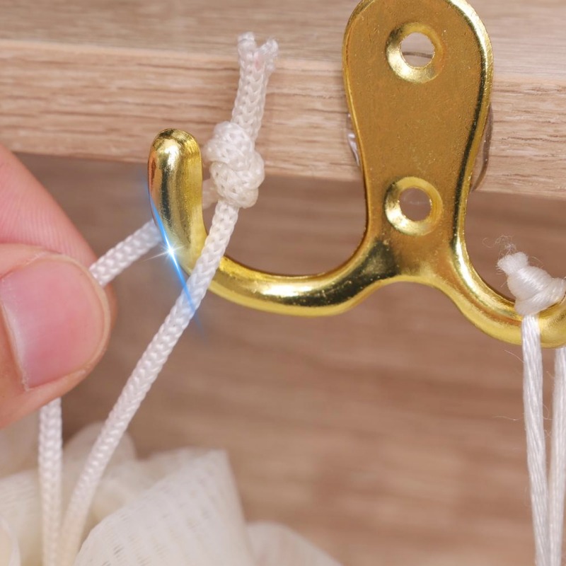 10/2pcs Coat Hooks Wall-Mounted 2 Hole Towel Hanger For Coats Hat Clothing Home Storage Hook Wall Hook Towel Hanger for Hardware