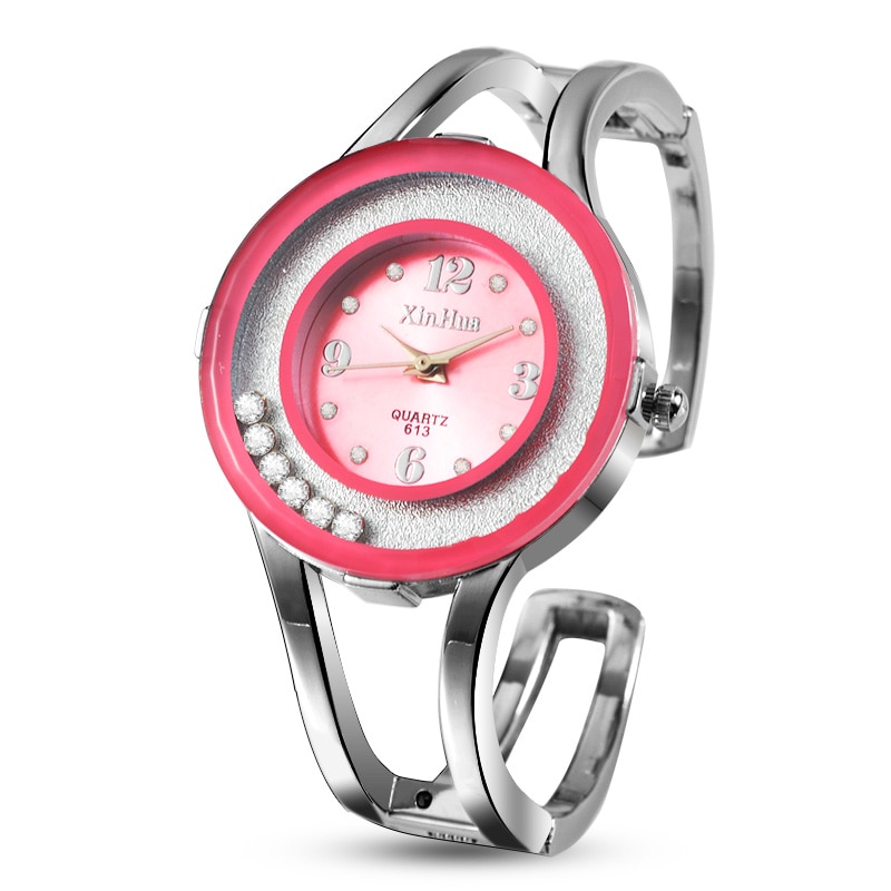 Glanzende diamanten dameshorloges dameshorloges stalen armband horloge luxe dameshorloge klok relogio feminino montre femme