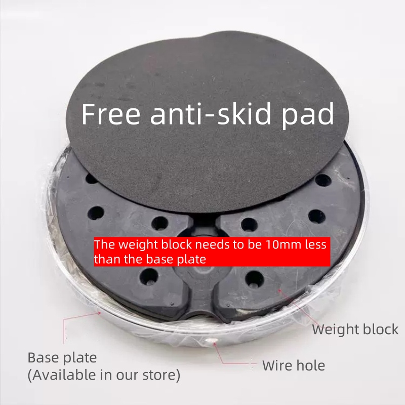 Desk lamp floor lamp base weight block chassis weight block bottom support weight block DIY lamp fixture fixing accessories