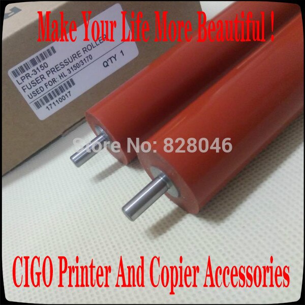 För brother mfc 9130 9140 9330 9340 dcp 9020 nedre fixeringsvals, för brother mfc 9130 mfc 9140 mfc 9330 mfc 9340 lågtrycksvals