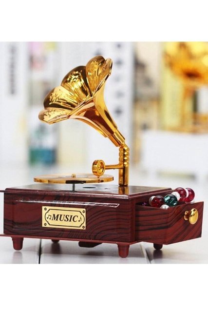 Katharsis Nostalgische Grammophon Musik Kasten schmuck Schubladen schreibmaschine klavier dikiş maschine muzik yılbası geburtstag Ballerina: Armee Grün