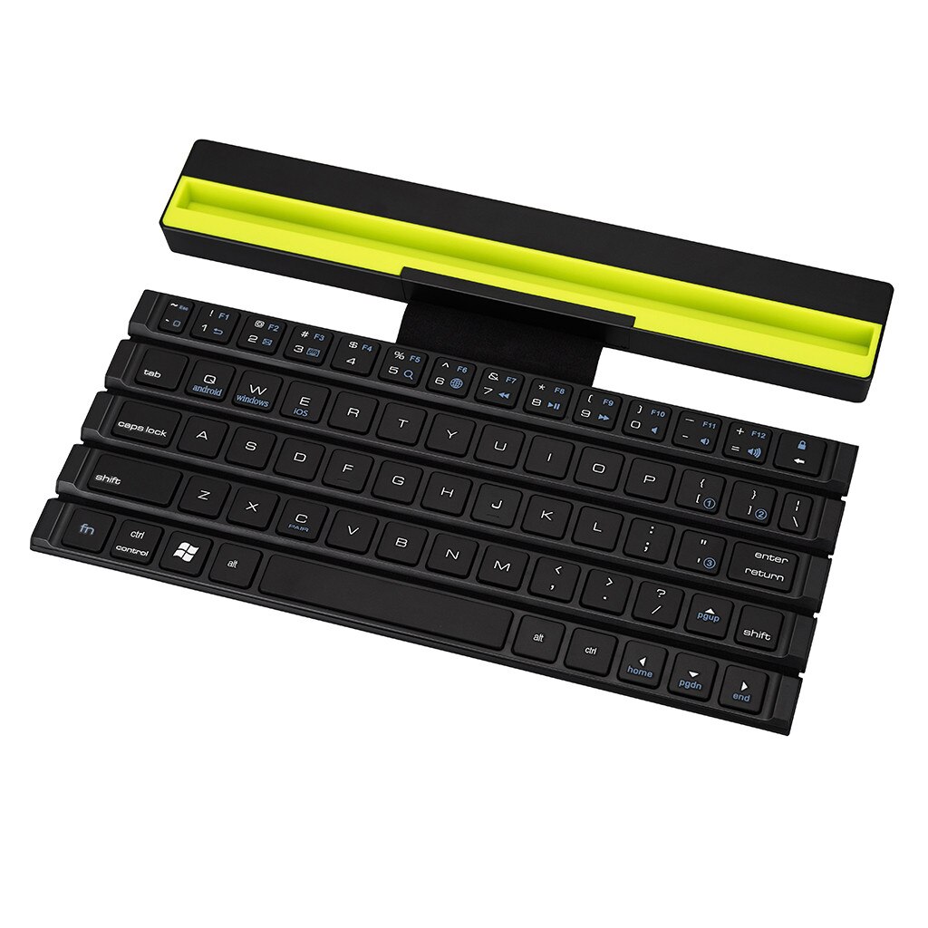 64 Keys Reels Mini Foldable Keyboard Foldable Wireless Keyboard For Tablet For Easy Carry Multi Device A Key Switch: Default Title