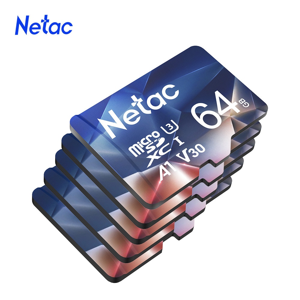 Netac Micro Sd-kaart Geheugenkaart Class10 Tf Card 64Gb 256Gb 512Gb 128Gb 32Gb 16gb Max 100 Mb/s Sd/Tf Flash Microsd-kaart Voor Telefoon