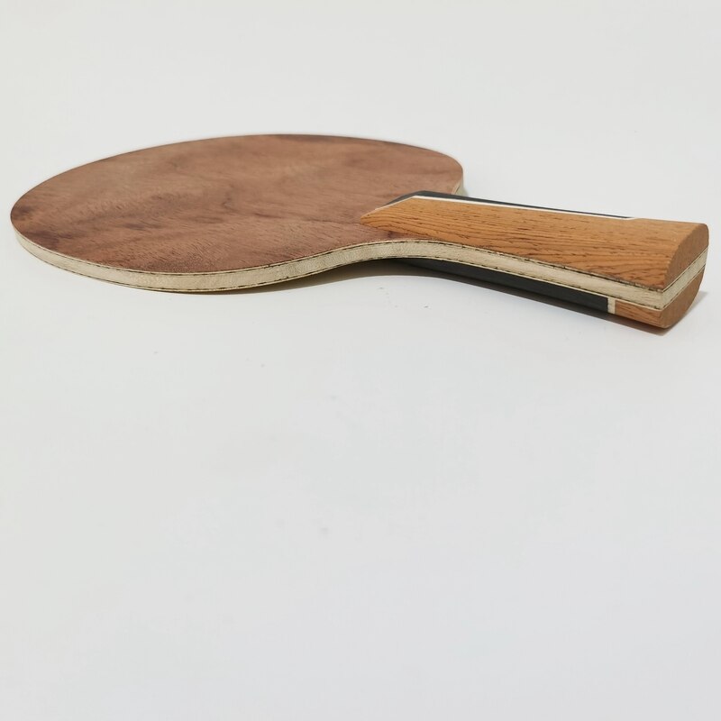 Two-sided Heterogeneous Table Tennis Blade Flared Or Straight Long Handle Offensive Fast Attack Loop Ping Pong Bat Paddle