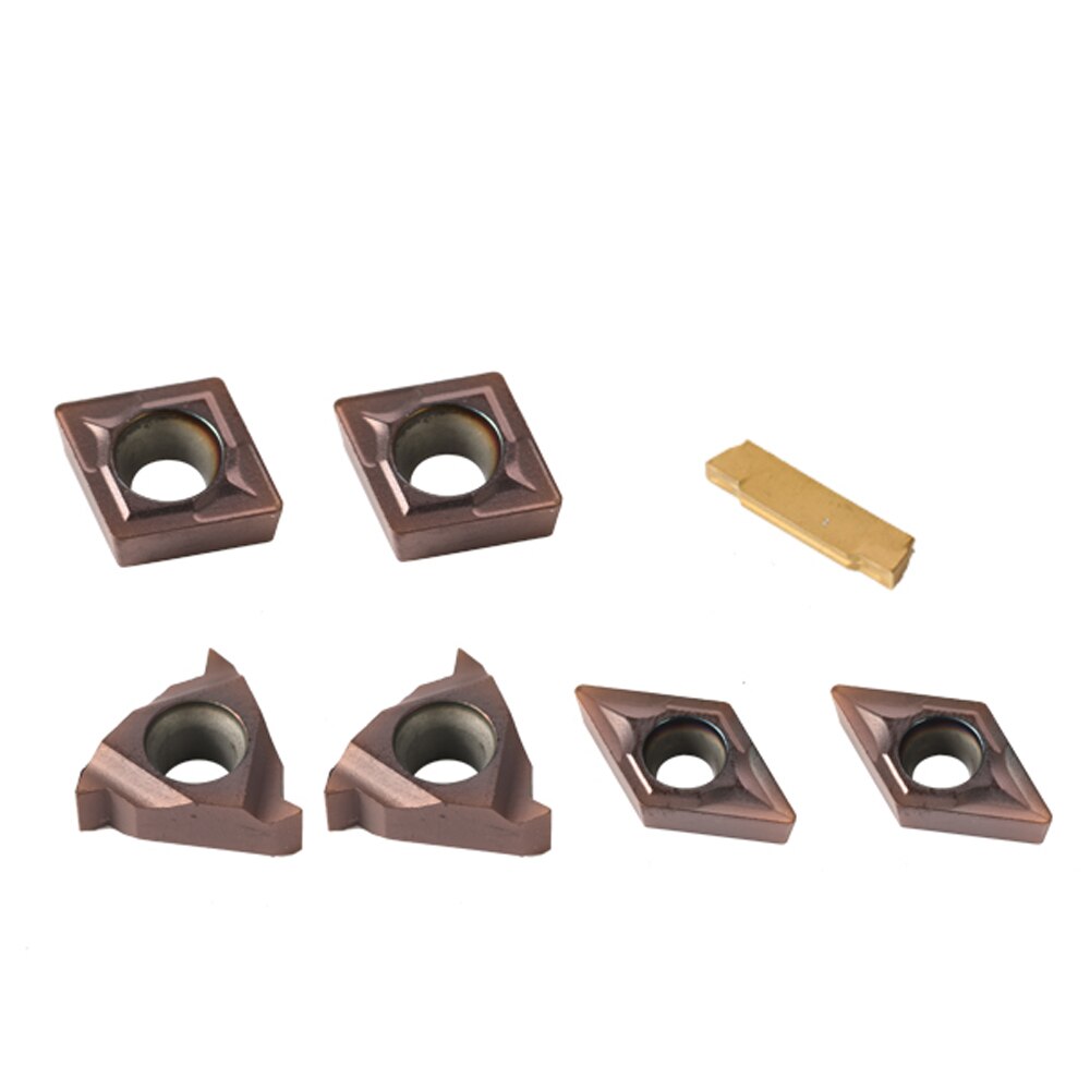 7 pièces multifonctions en carbure monobloc Inserts support barre d'alésage pour tour outils de tournage Inserts pour tour Cnc pièces tournantes