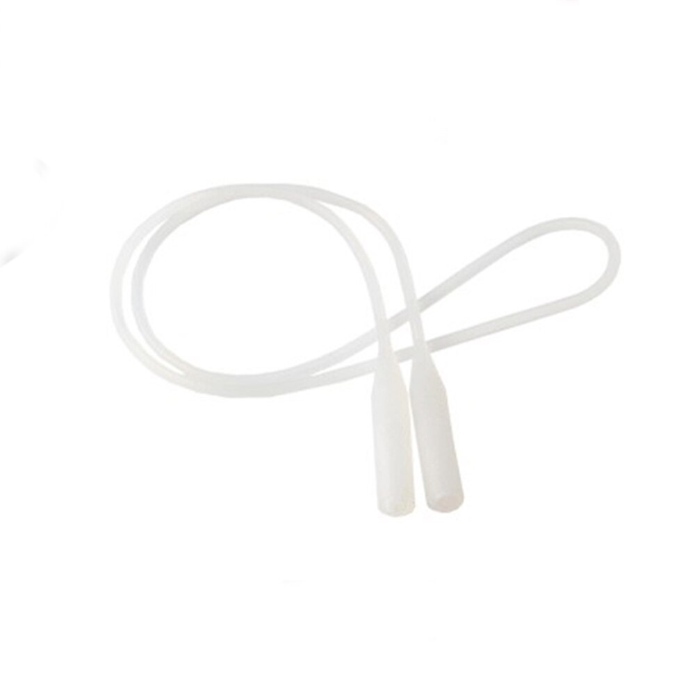 1 Pc Candy Color Elastic Silicone Eyeglasses Straps Sunglasses Chain Sports Anti-Slip String Glasses Ropes Band Cord Holder: white