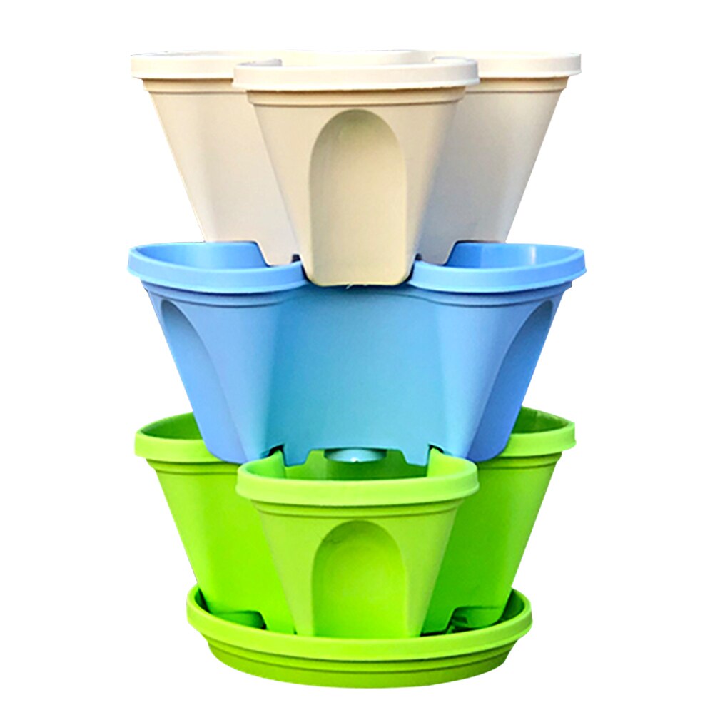 4pcs Flower Pot Chic Nice Durable Versatile Storage Organizer Plant Pot Gardening Decor Desktop Basket: Default Title