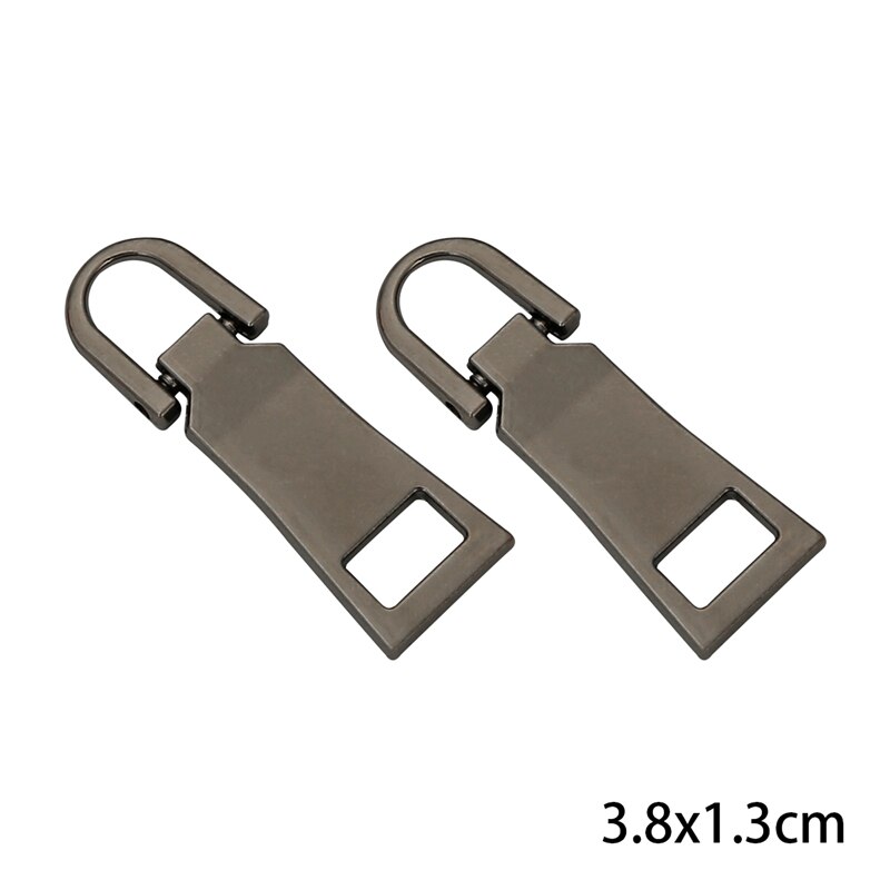 2Pc Detachable Metal Zipper Pullers for Zipper Sliders Head Zippers Repair for Backpack Coat Tab DIY Sewing Accessories: 05