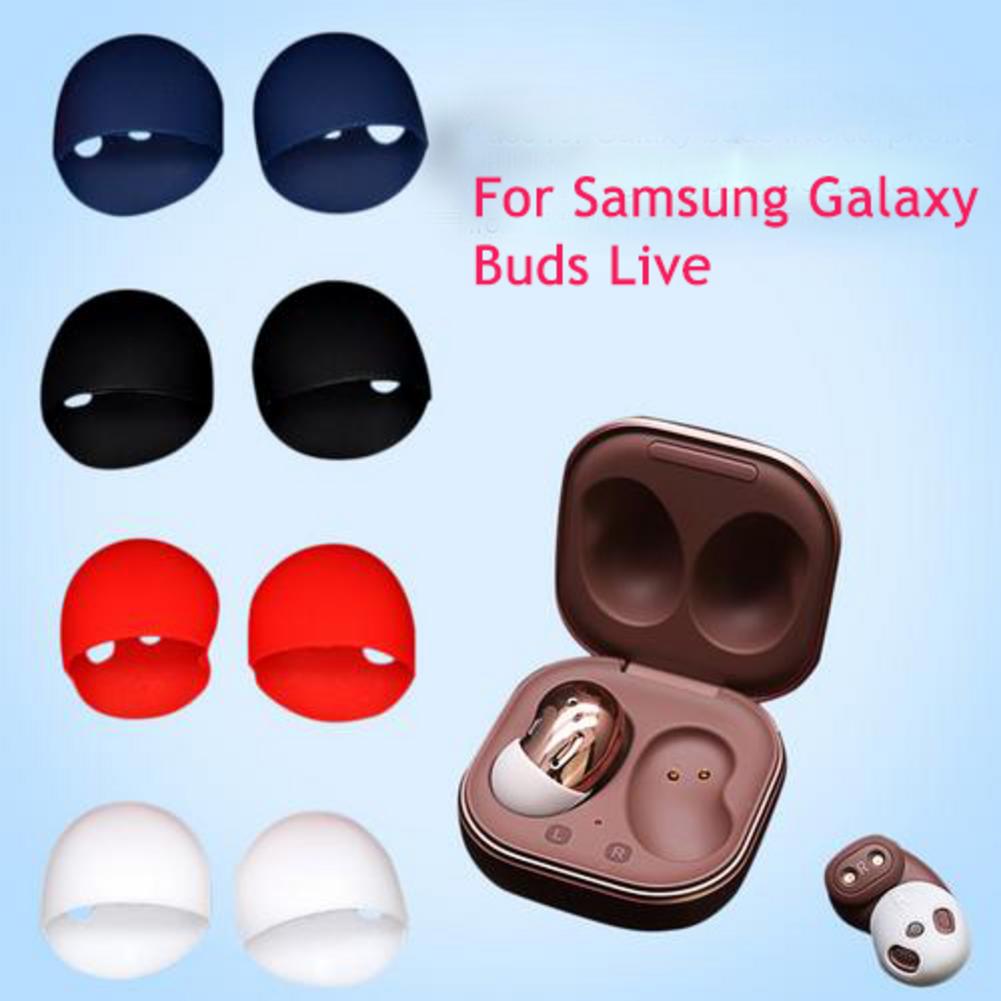 1 Pairs Oorkussens Voor Samsung Galaxy Knoppen Live Wireless Bluetooth Siliconen Oortelefoon Beschermhoes Oorkussen Oordopjes Caps