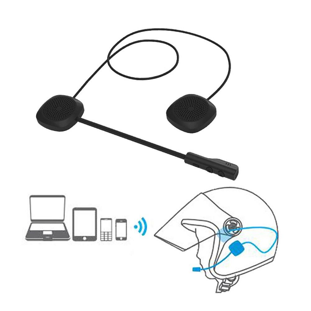 MH04 Motorrad Helm Headset Bluetooth V 5,0 EDR Kopfhörer Mikrofon Fahrrad Helm Kopfhörer Freihändig Lautsprecher Headset