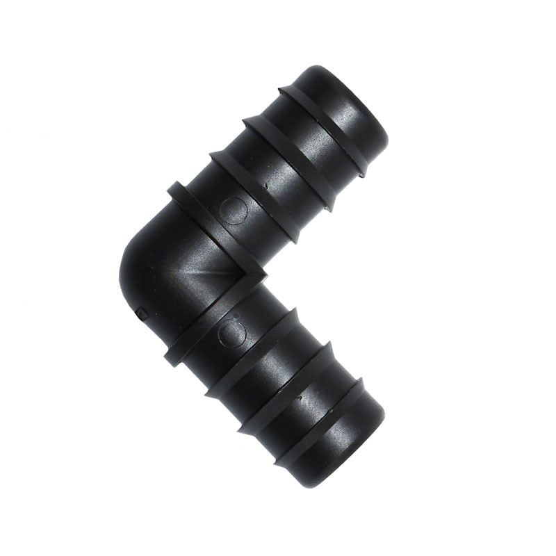 Wxrwxy riego de jardín 20mm codo púa 25mm juntas dobladas conector de riego púas 3/4 manguera conector de junta de reparación 5 uds
