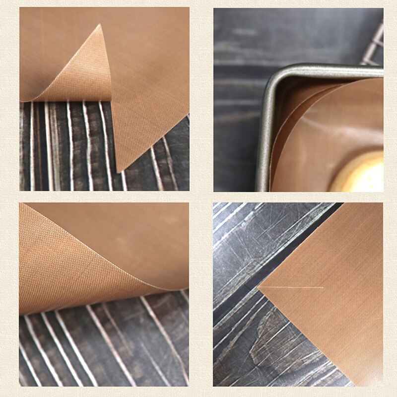 Papel de horno antiadherente reutilizable, resistente a altas temperaturas, almohadilla para hornear alfombrilla