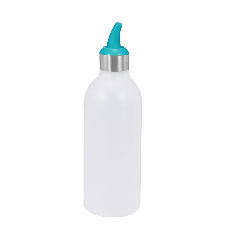 50LB Condiment Dispenser Refillable Condiment Container for Kitchen Use White Dispensing Bottles Empty Bottle Plastic