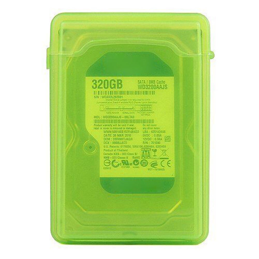 Dustproof 3.5In Dustproof Protection for SATA IDE HDD Hard Disk Drive Storage Case Multifunction Cable Earphone Headset Box Bag
