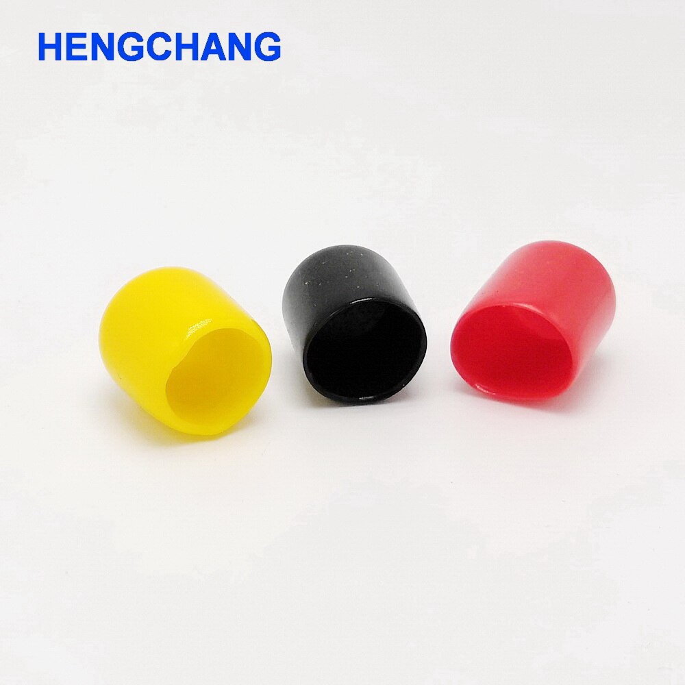 12mm protective cover Rubber Covers Dust Cap for connector metal tubes 100pcs/lot