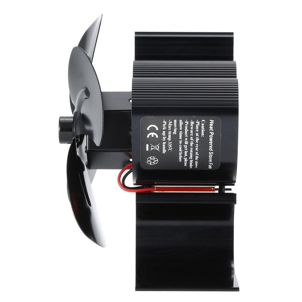 Mini 4 Blade Fireplace Wood Burning Stove Or Pellet Stove Effectively Dispersing Warm Air Around Your Room Electric Stove Fan