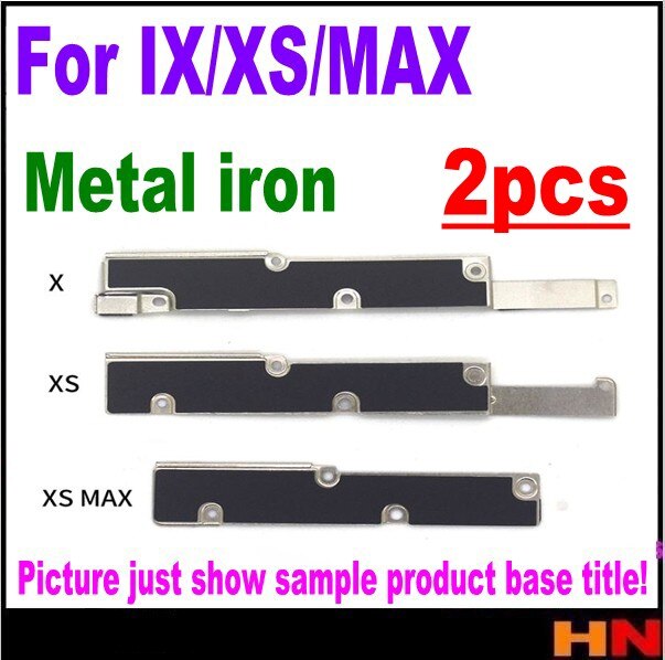 1einstellen 2Stck Für iPhone X XS MAX XR kleine teile metall eisen halterung Schild Platte batterie Dock ladegerät vordere kamera wifi biegen schrauben
