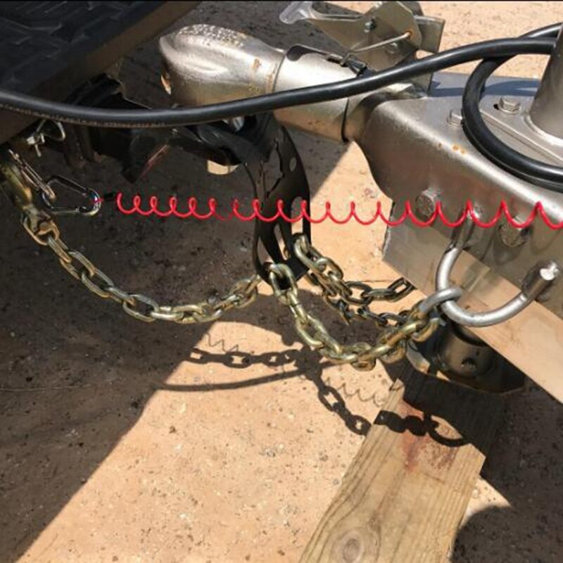 Trailer Spring Rope Safety Buckle,Zip 4 Foot Breakaway Cable 80-01-2140