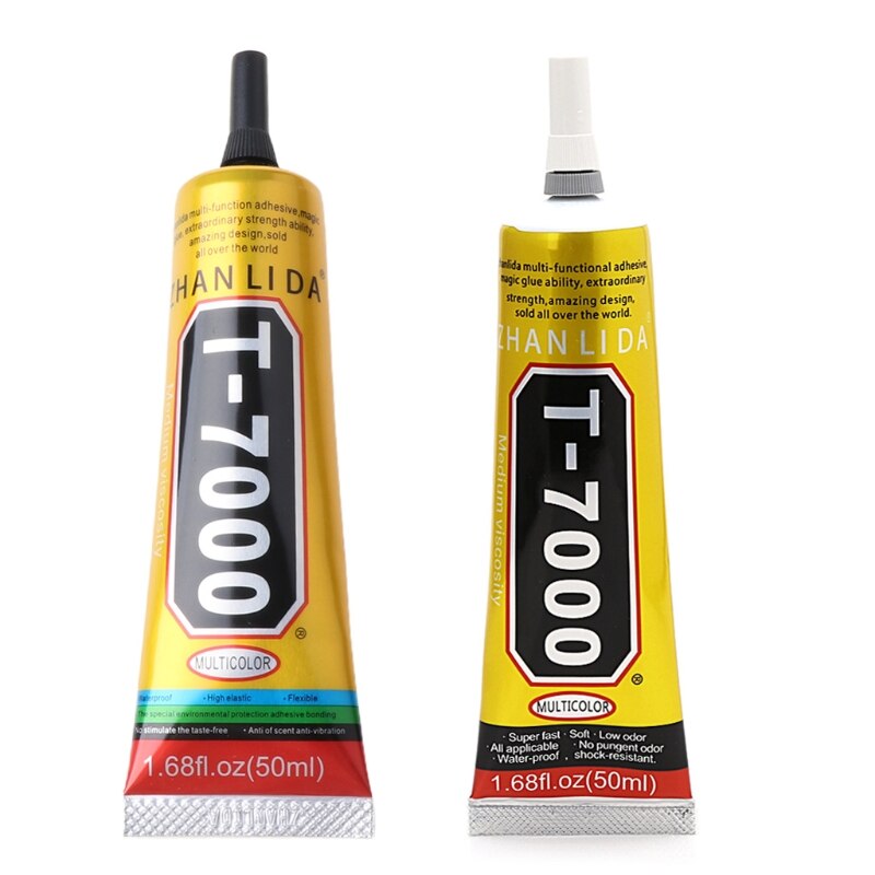 Colle Super adhésive en résine époxy, mastic pour réparation de cadre de fissure, 50ml, T-7000