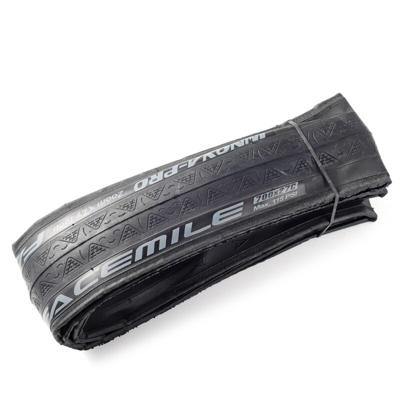 INNOVA-neumáticos de bicicleta de carretera ultraligeros, ruedas para bicicleta de carretera 120TPI Kevlar, 700g Zoom Tech pneu 240 80-700 PSI, 115 x 27C: Default Title