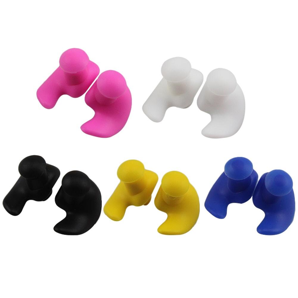 Swimming Earplug 1 Pair Waterproof Soft Earplugs Silicone Portable Ear Plugs Water Sports Small Size Swimming Accessories