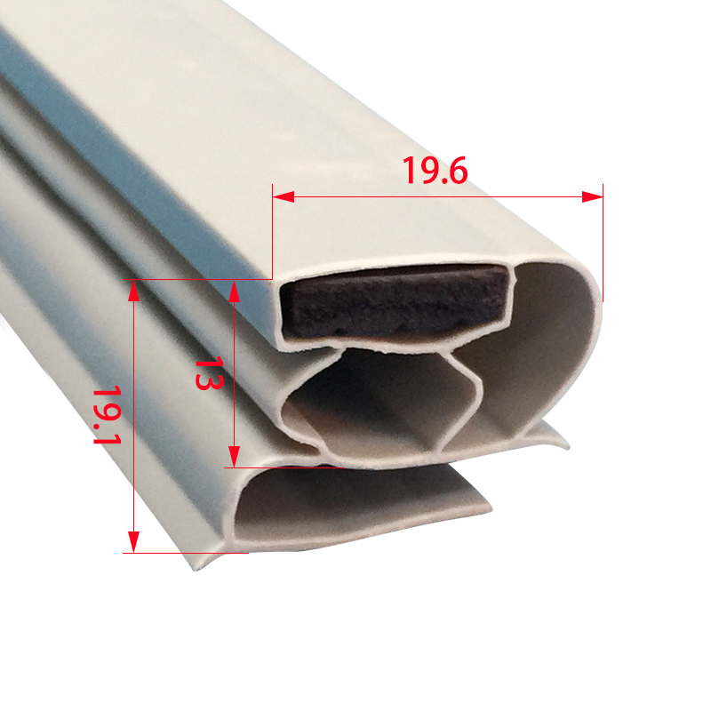 2,5 m lange strip ongesneden levering koelkast afdichtstrip deuropening strip vriezer sluiting strip deurpad film met magneet # 004