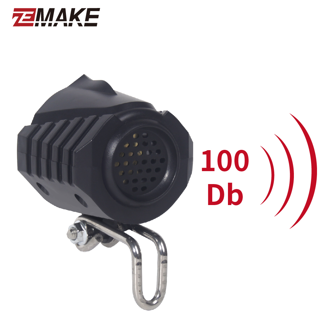 Ebike Headlight and Tail Light Sets Electric Bike Bicycle 24/36/48V/60V Front Rear Warning Lights LED Night Spotlight Headlamp