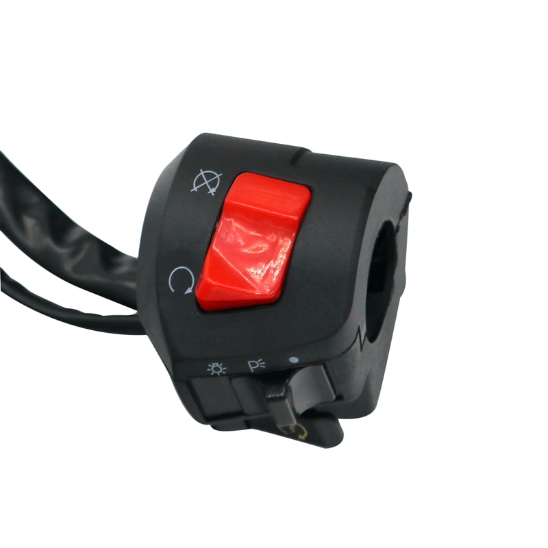 MotoLovee Motorrad Links Rechts Griff Bar Schalter Nebel Licht Horn Blinker Elektrische Starten Lenker Controller Schalter