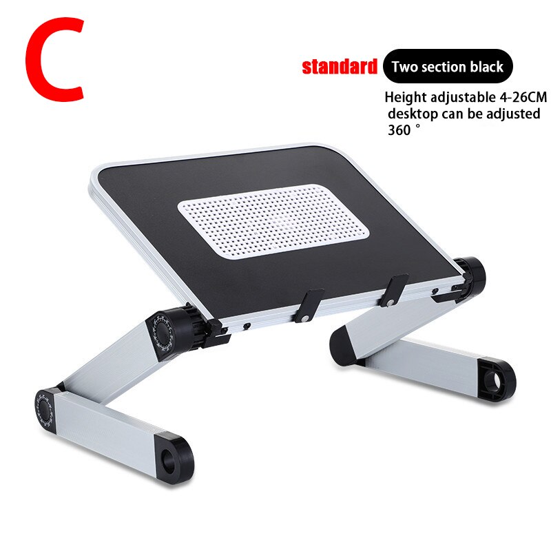 Adjustable Laptop Stand Computer Desk Tablet Notebook Holder Desk Bracket Standing DOM668