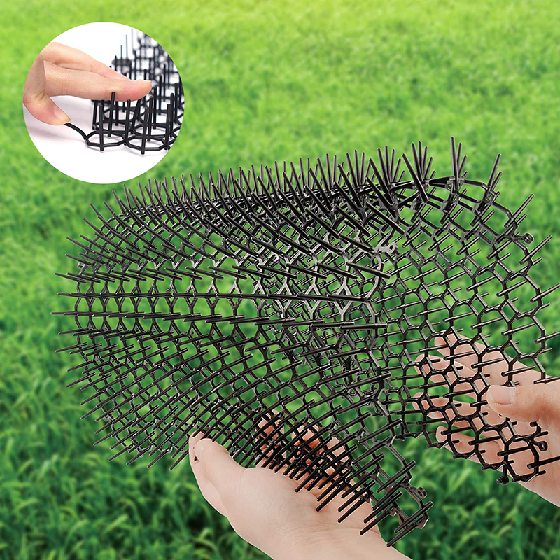 Garden Efficient Blocking Cat Deterrent Mat Spike Portable Anti-Cat Dog Pad Convenient Outdoor Supplies Prickle Strip Dig Stop