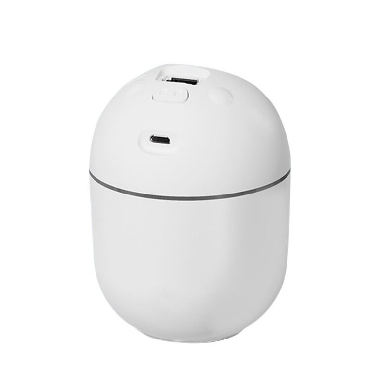Air Purifier Air Cleaner for Home Filters 5v USB cable Low Noise Air Purifier with Night Light Desktop Portable: White