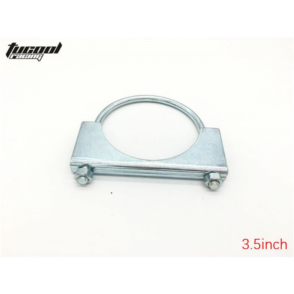 4 X 3.5" U BOLT MUFFLER EXHAUST SYSTEM CLAMP HEAVY DUTY SADDLE TRUCK DIESEL