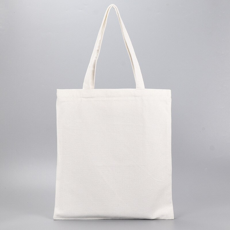 Canvas large capacity handbag large shoulder cotton shopping bag reusable ecological beach bag