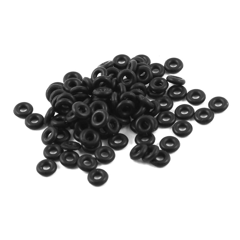 100 stk o-ring i nitrilgummi 6 x 2 mm
