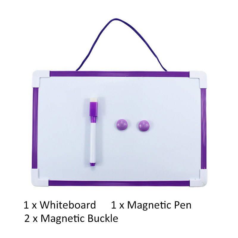 Tableau blanc magnétique effaçable pour enfants, dessin Graffiti, Note de bureau, prise Double face, effaçable à sec, tableau d'affichage suspendu: Option 4