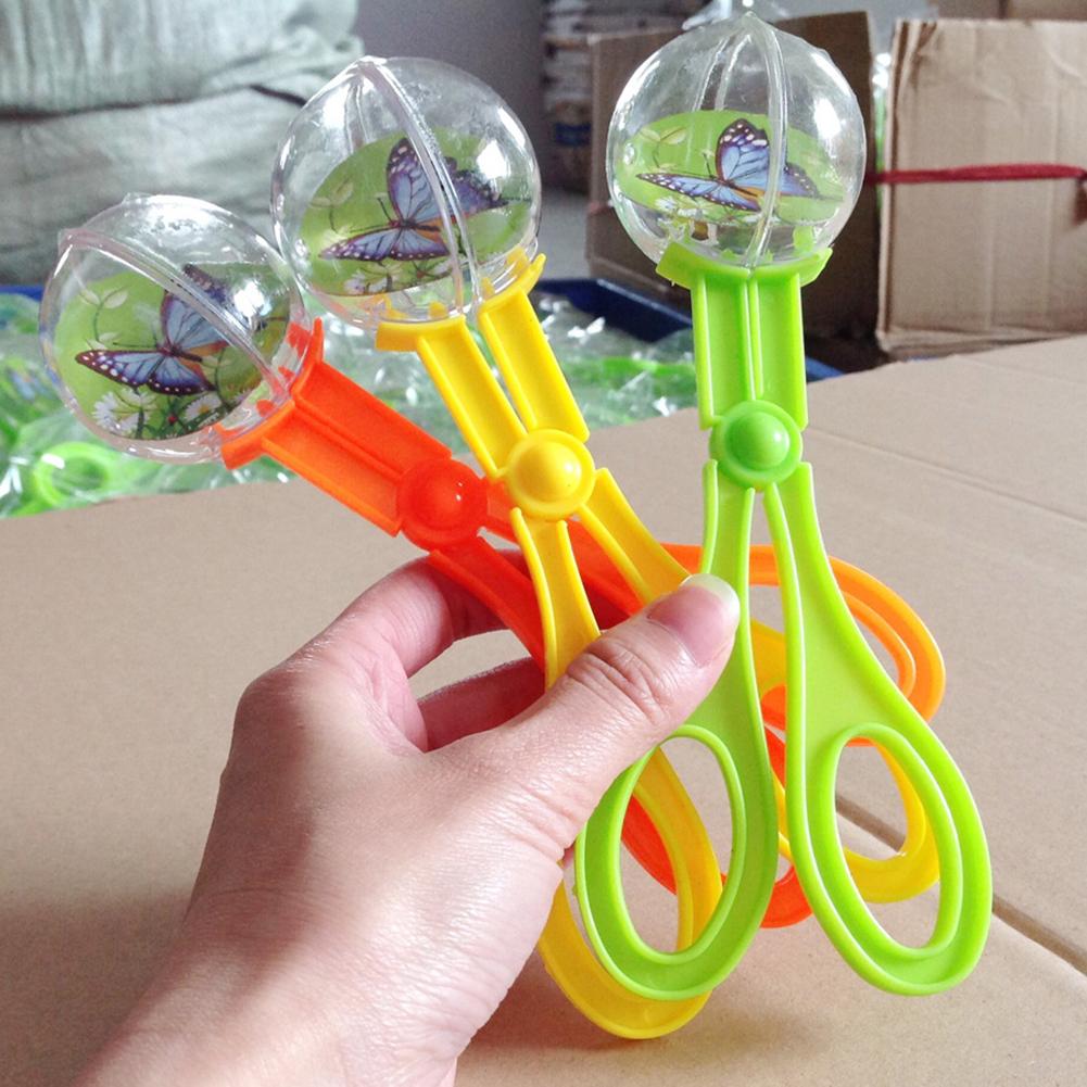 Bug Insect Catcher Schaar Tang Pincet Scooper Klem Kids Toy Schoonmaak Tool Voor Kinderen Speelgoed Handy