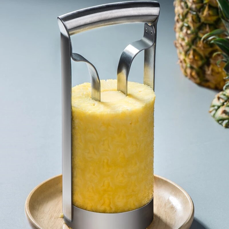Máquina peladora de piña de acero inoxidable, cortador de fruta de , utensilio de cocina para cortar fruta