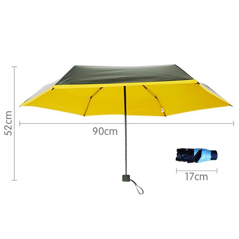 Mini Umbrella Folding Parasol Sunny Anti UV Small Pocket Umbrellas Rain Women Year Paraguas Mujer Sombrilla Ombrello