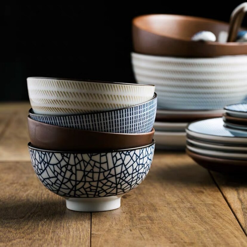Nouvelle vaisselle de Style oriental 6 pouces assiette en céramique fabriquée à la main